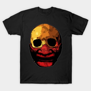 Skully Boy Samurai Half Mask T-Shirt